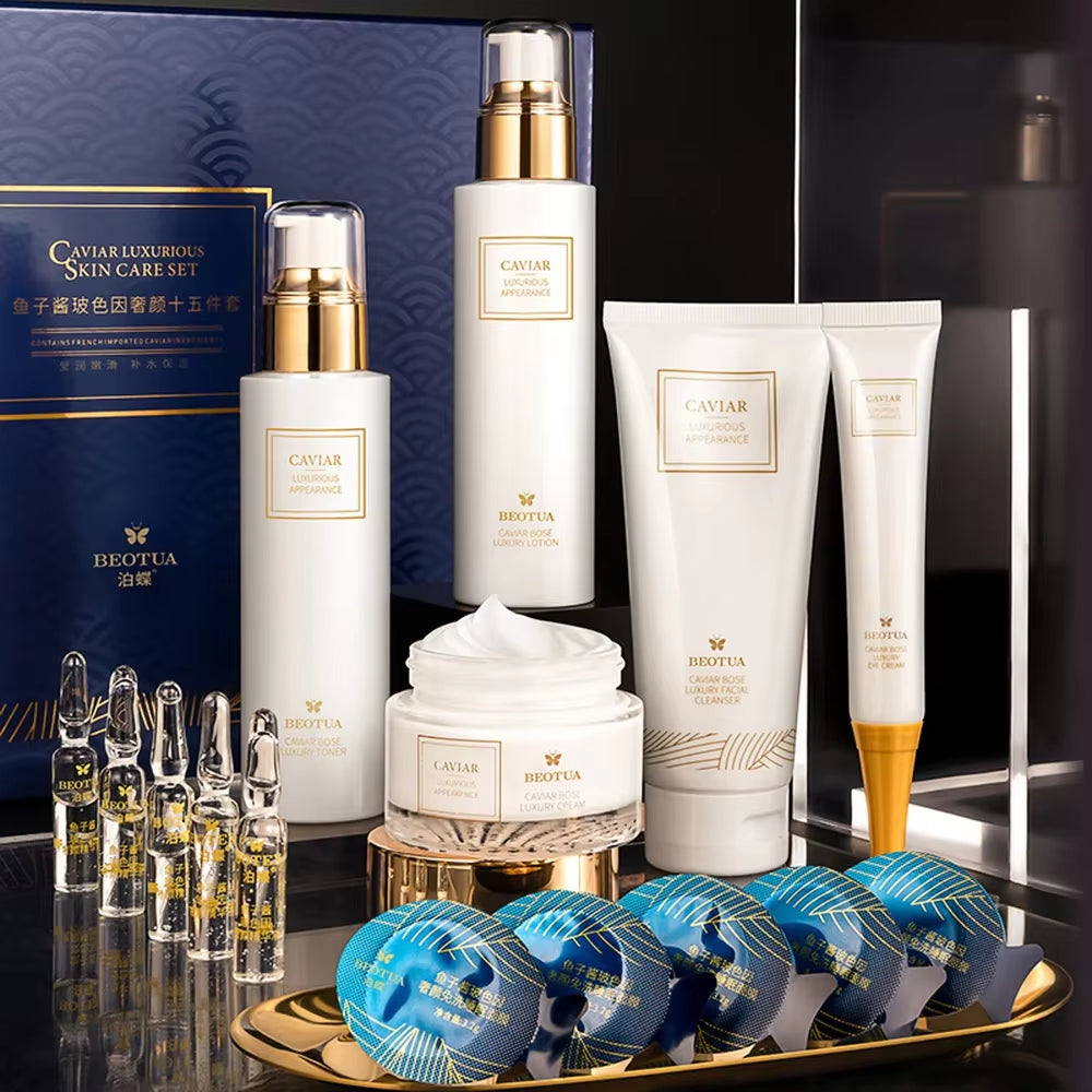 Korean 15-in-1 Caviar Skin Care Set